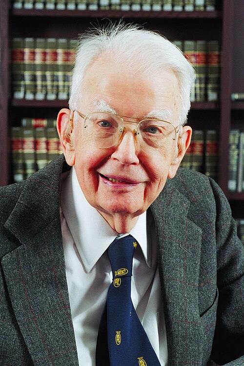 Portrait of Ronald Coase